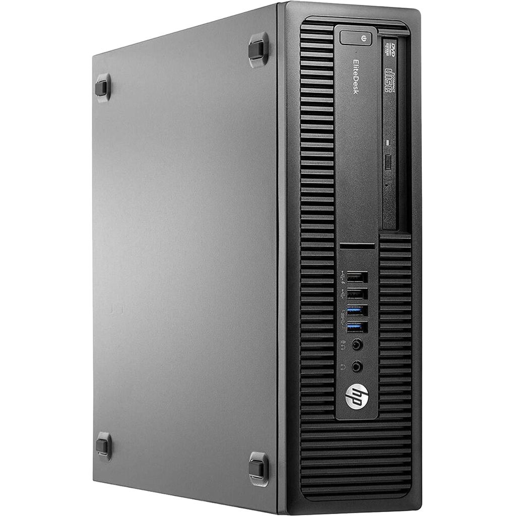 HP EliteDesk 800 G2 Intel i5, 6th Gen SFF Desktop PC with 20" Monitor Desktop Computers