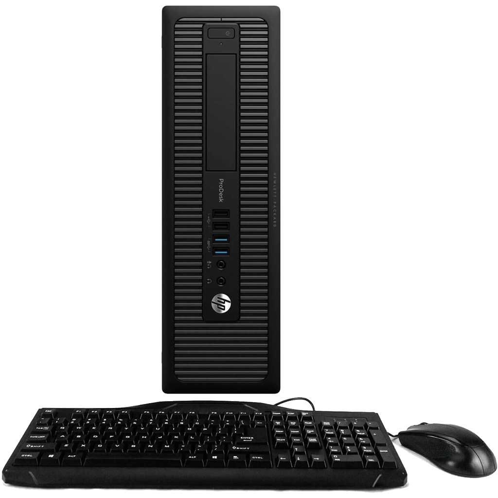 HP ProDesk 600 G1 Intel i5, 4th Gen Desktop PC with 19" Monitor Desktop Computers