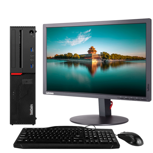 Lenovo ThinkCentre M700 Intel i5, 6th Gen Desktop PC with 20" Monitor Desktop Computers