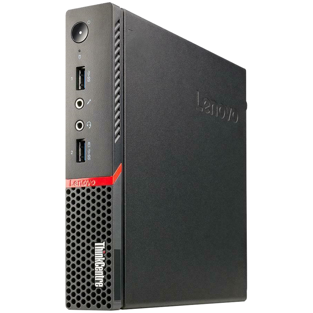 Lenovo ThinkCentre M900 Intel i5, 6th Gen USFF Desktop PC with 20" Monitor Desktop Computers