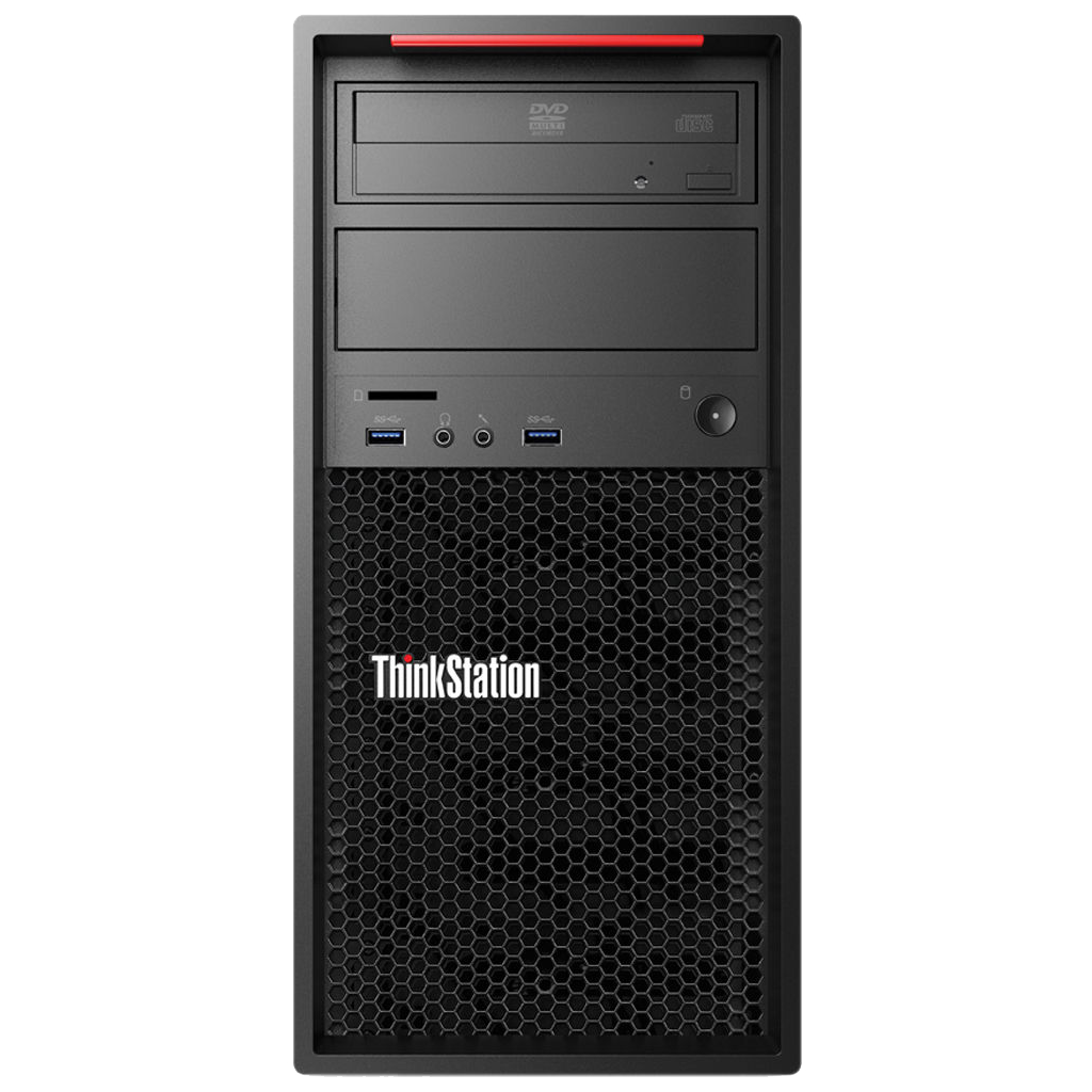 Lenovo ThinkStation P300 - Intel i5, 4th Gen Tower PC with 20" Monitor Desktop Computers