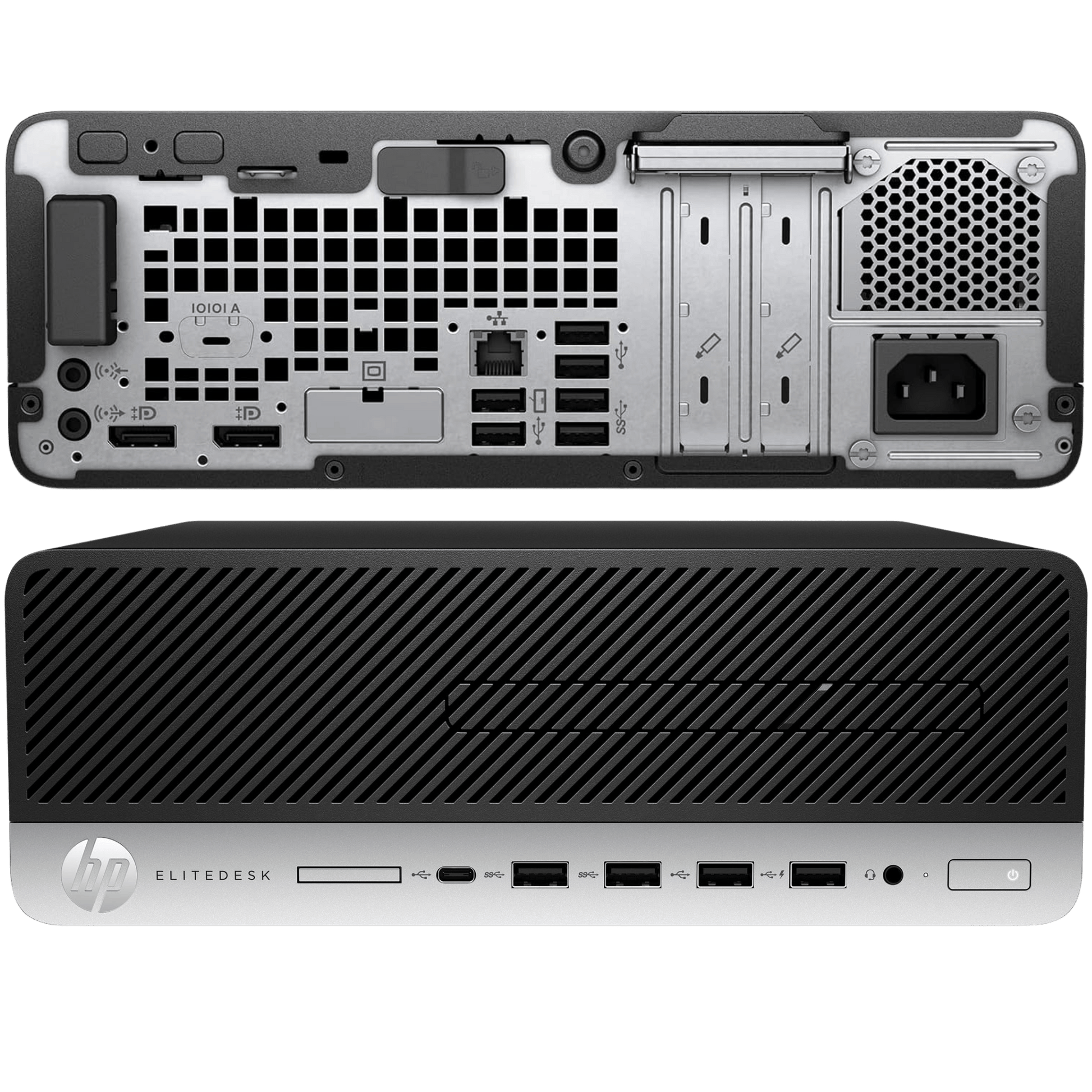 HP Desktop Computers HP EliteDesk 705 G4 AMD Ryzen 5 PRO SFF Desktop PC with 8GB Ram
