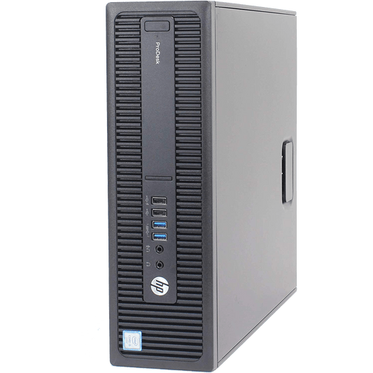 HP Desktop Computers HP ProDesk 600 G2 Intel i5, 6th Gen SFF Desktop PC with 8GB Ram