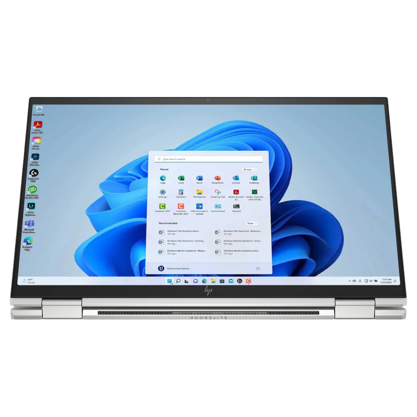 HP Laptops - Refurbished HP EliteBook X360 G7 Intel i5, 10th Gen Ultrabook 2-in-1 Laptop with 16GB RAM