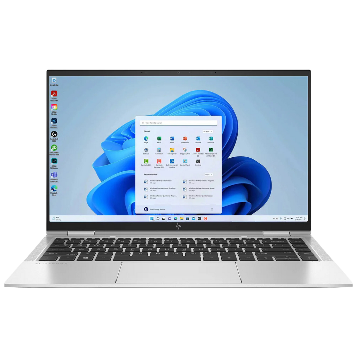 HP Laptops - Refurbished HP EliteBook X360 G7 Intel i5, 10th Gen Ultrabook 2-in-1 Laptop with 16GB RAM