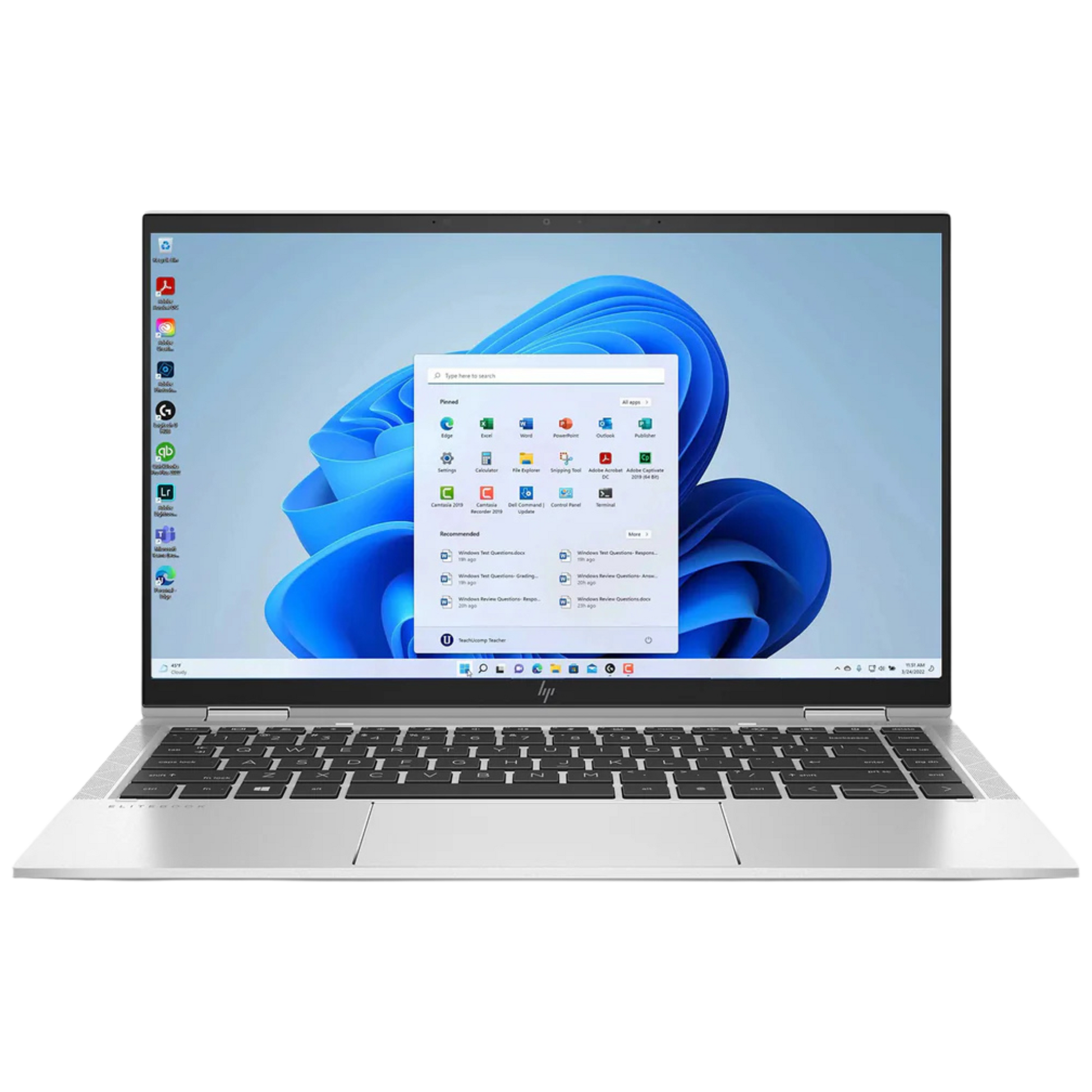 HP Laptops - Refurbished HP EliteBook X360 G7 Intel i5, 10th Gen Ultrabook 2-in-1 Laptop with 16GB RAM