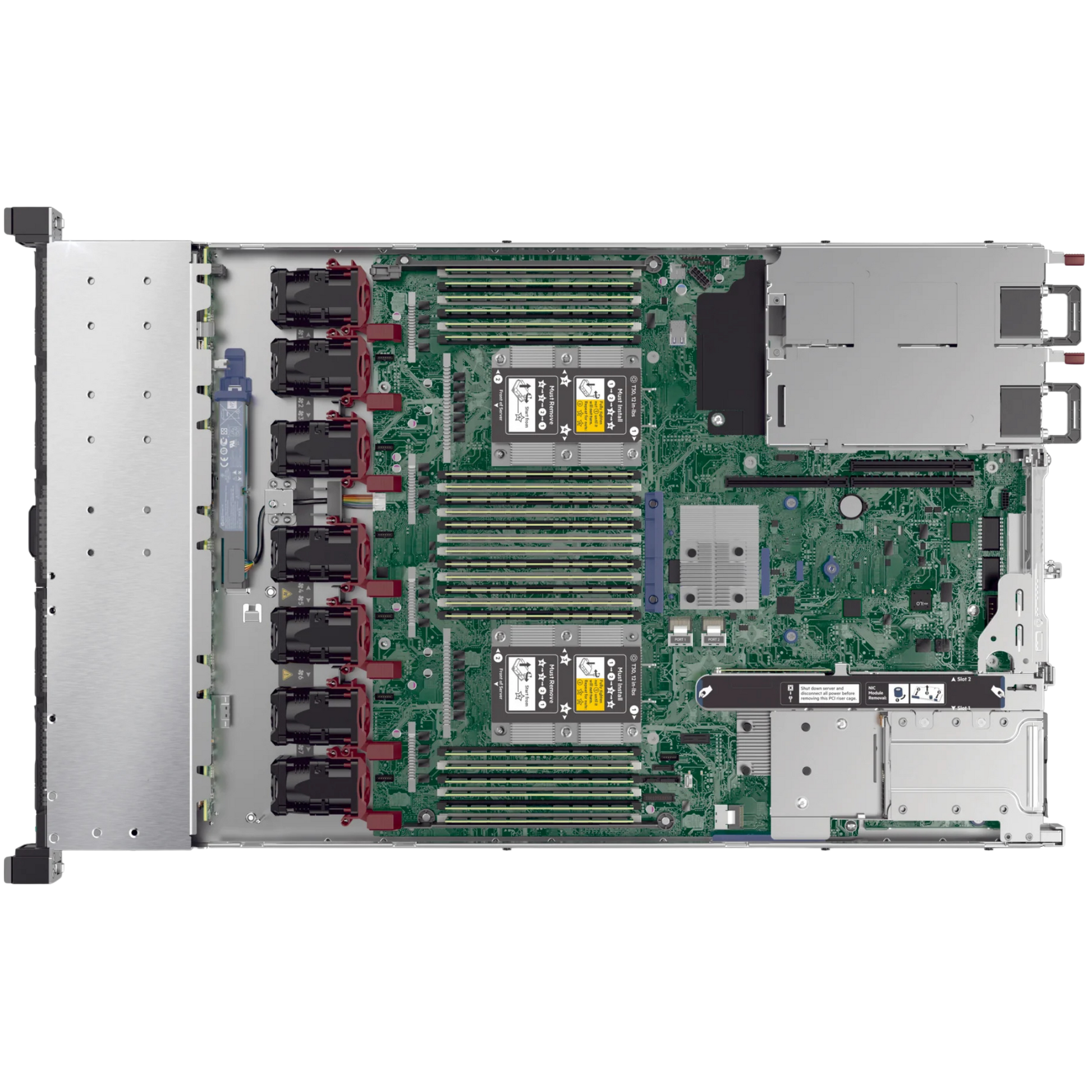 HP Servers HP ProLiant DL360 G10 2 x 12 Core Intel Xeon CPU Server - 2.5" Backplane