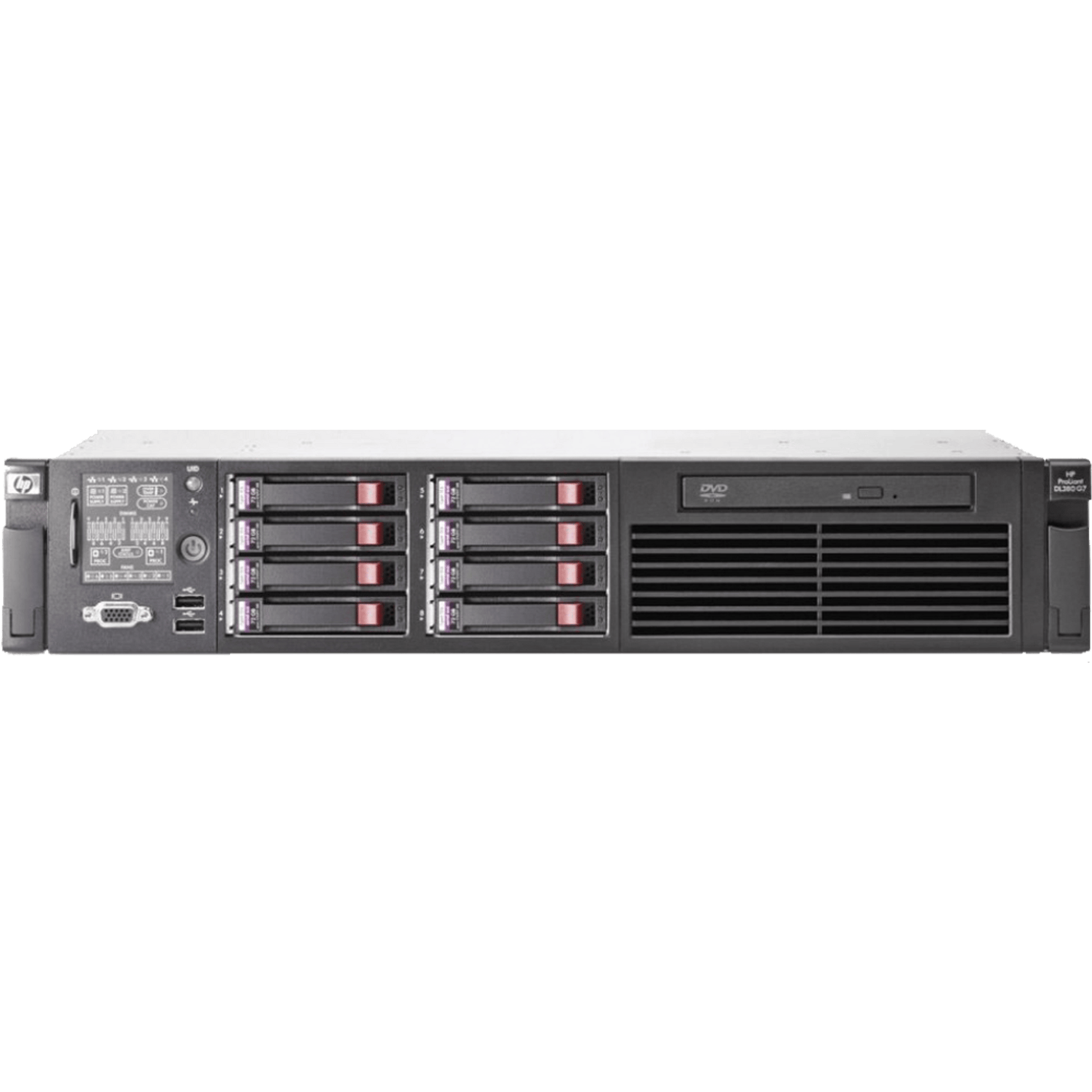 HP Servers HP ProLiant DL380 G7 2 x 6 Core Intel Xeon CPU Server - 2.5" Backplane