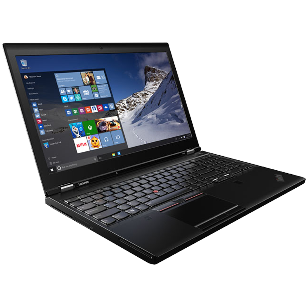 Lenovo ThinkPad P50 Intel i7, 6th Gen Laptop - NVIDIA Dedicated Graphics Laptops - Refurbished
