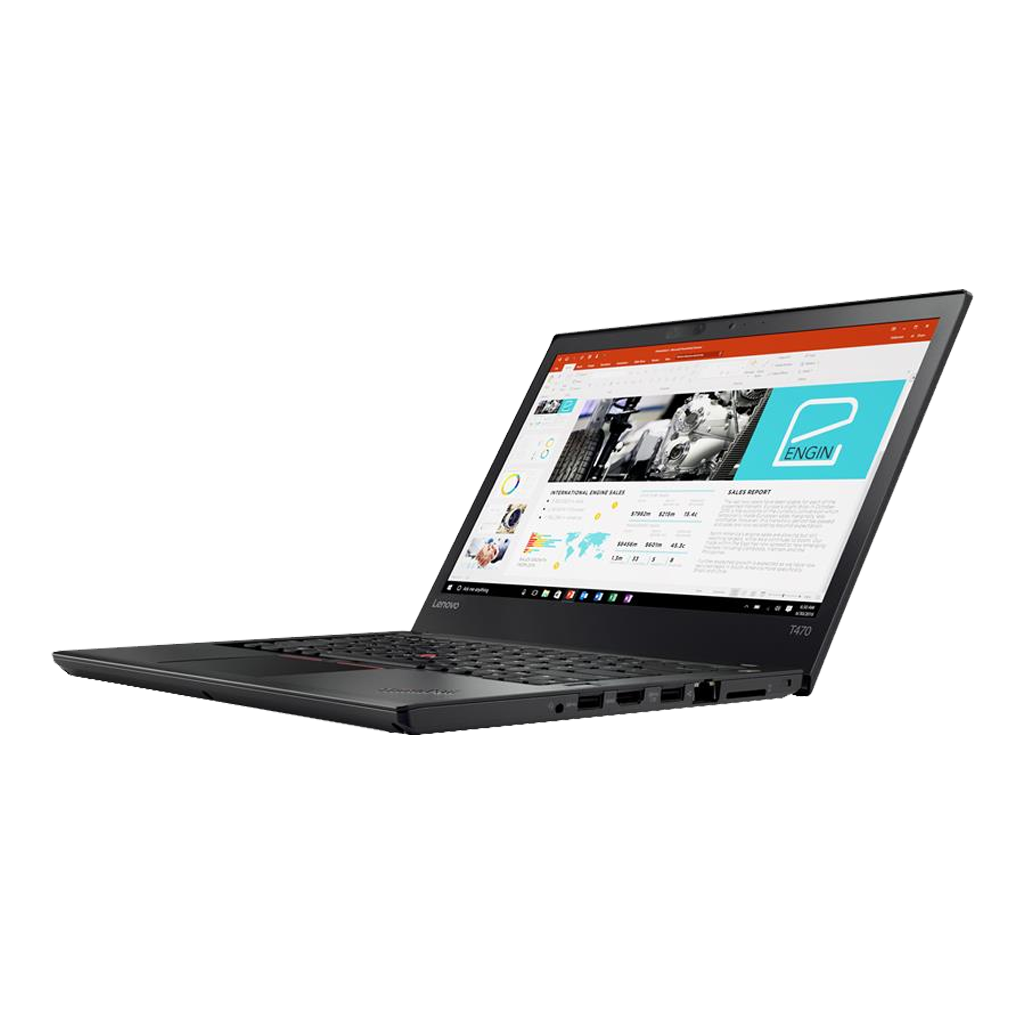 Lenovo ThinkPad T470 Intel i5, 6th Gen Laptop with 8GB Ram + 240GB SSD Laptops - Refurbished