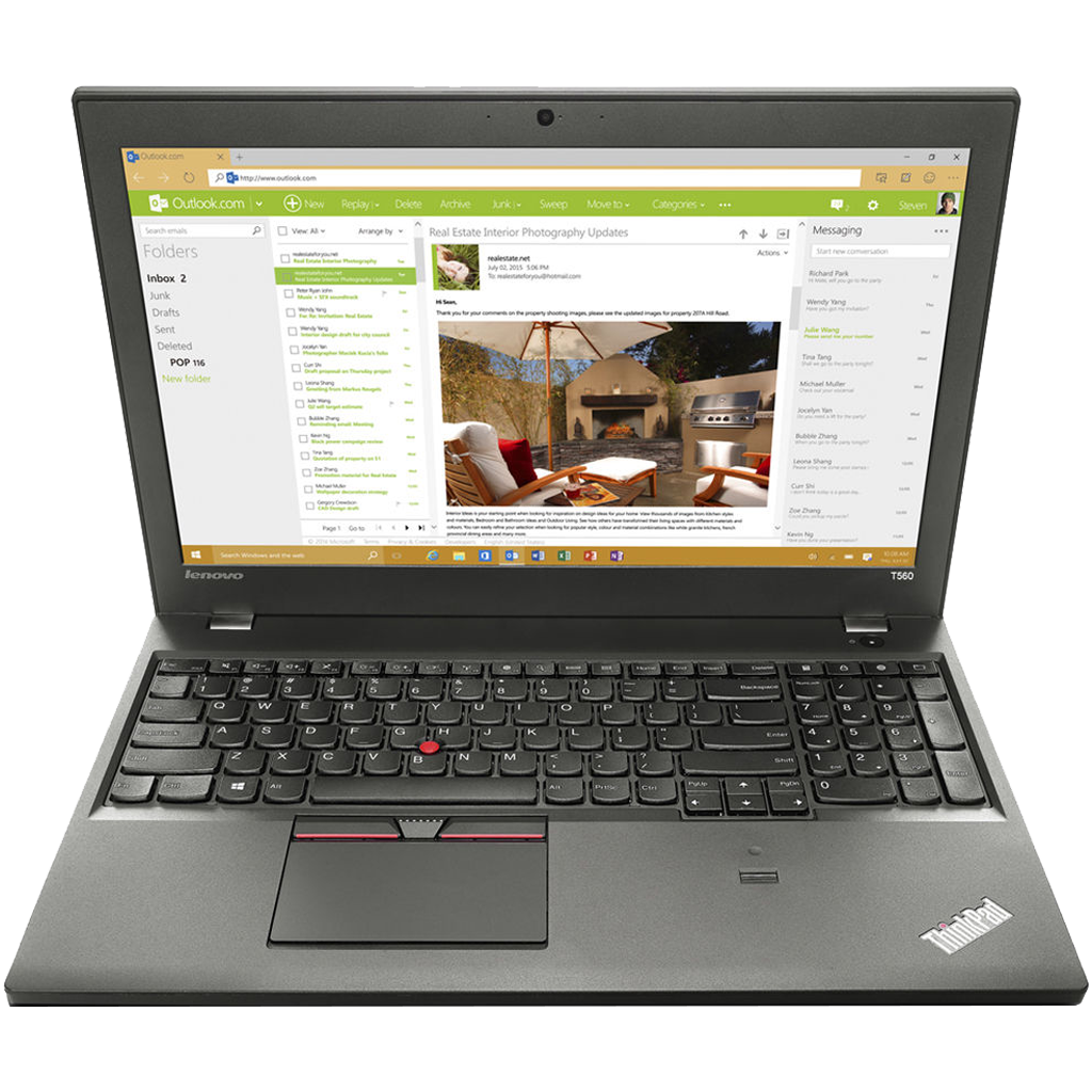 Lenovo ThinkPad T560 Intel i5, 6th Gen Laptop with 8GB Ram Laptops - Refurbished