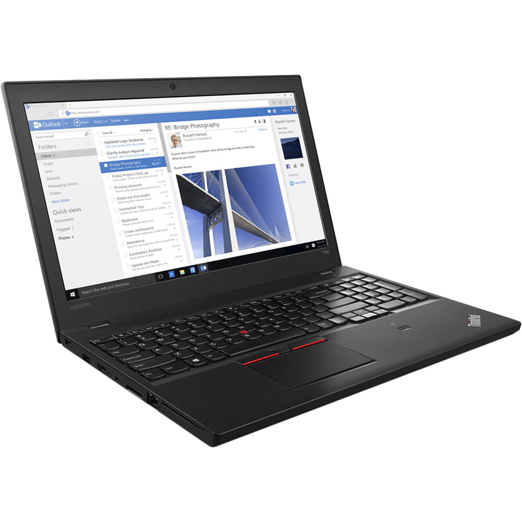 Lenovo ThinkPad T560 Intel i5, 6th Gen Laptop with 8GB Ram Laptops - Refurbished