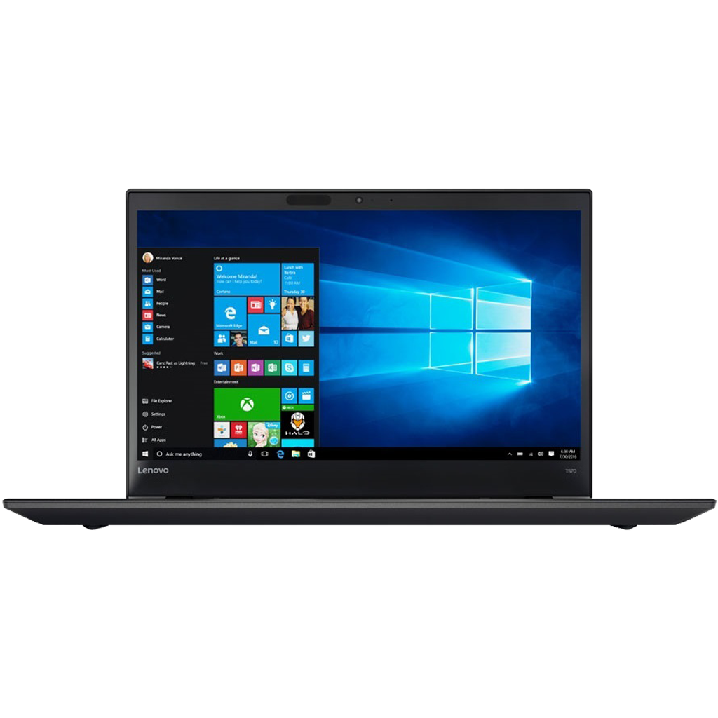Lenovo ThinkPad T570 Intel i5, 6th Gen Laptop with 8GB Ram + 240GB SSD Laptops - Refurbished