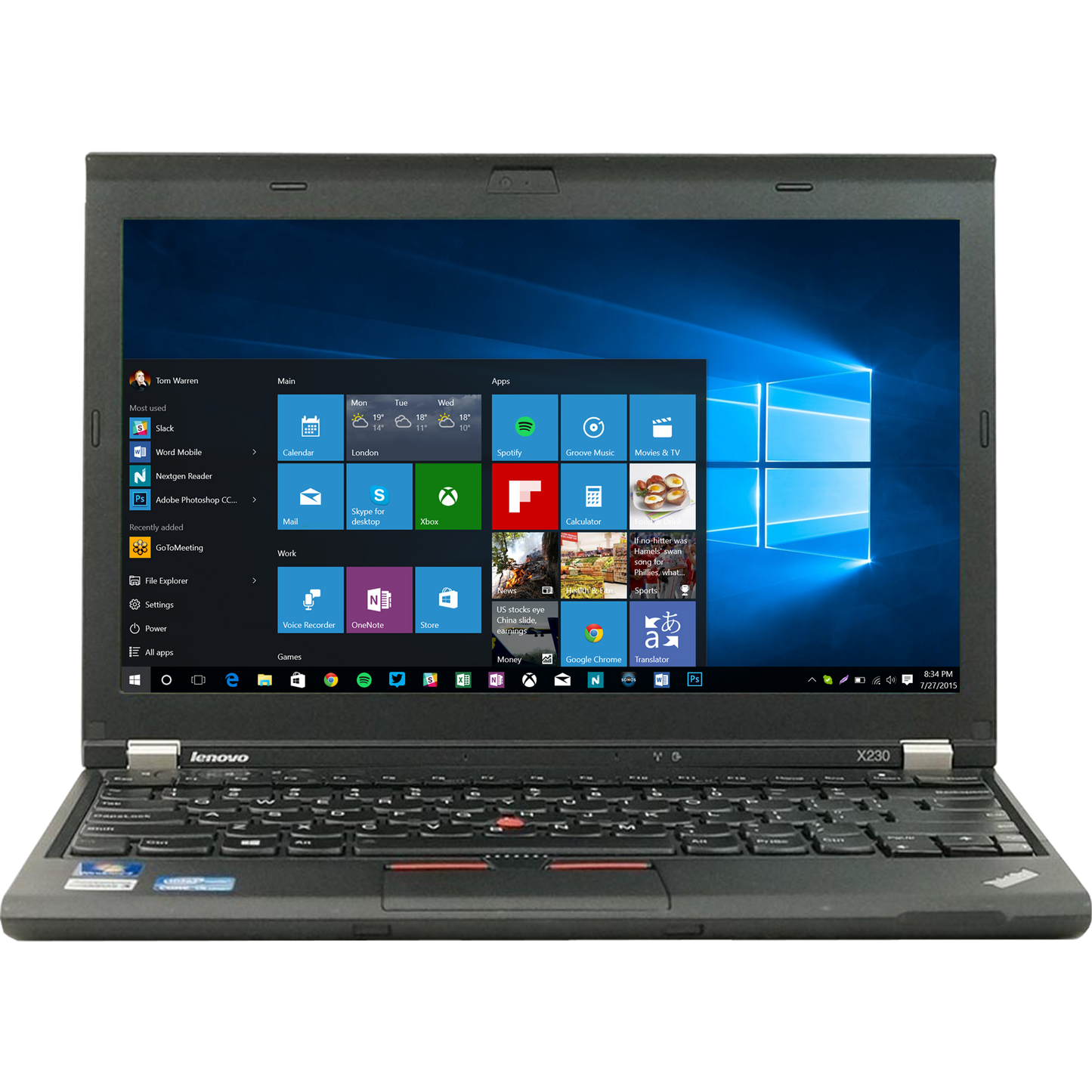 Lenovo ThinkPad X230 Intel i5, 3rd Gen Laptop with 8GB Ram Laptops - Refurbished