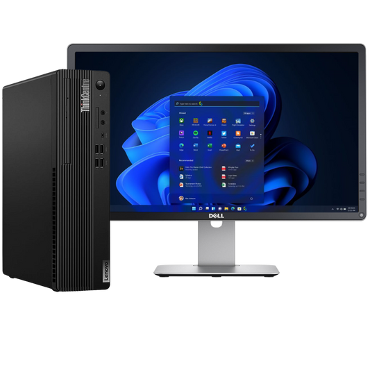Lenovo Desktop Computers Lenovo ThinkCentre M80s Intel i5, 12th Gen SFF Desktop with 23" Monitor