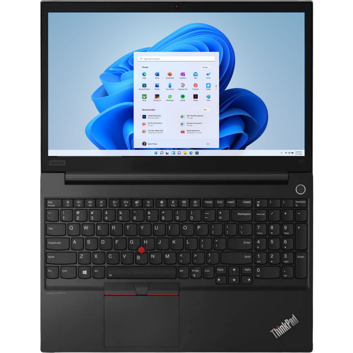 Lenovo Laptops - Refurbished Lenovo ThinkPad E15 Gen 2 Intel i7, 11th Gen Laptop with 16GB Ram