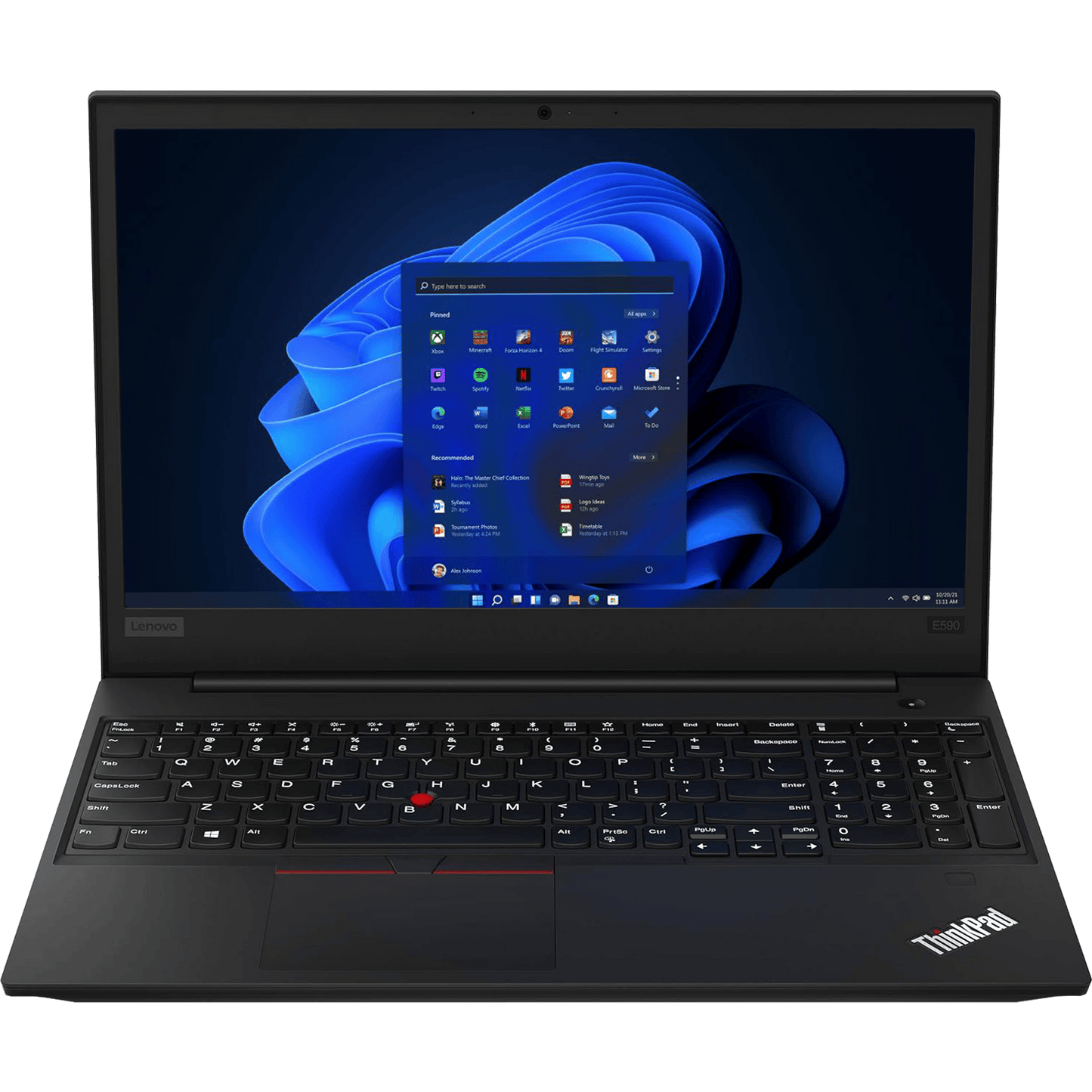 Lenovo Laptops - Refurbished Lenovo ThinkPad E590 Intel i7, 8th Gen 16GB RAM Laptop with Win 11 Pro