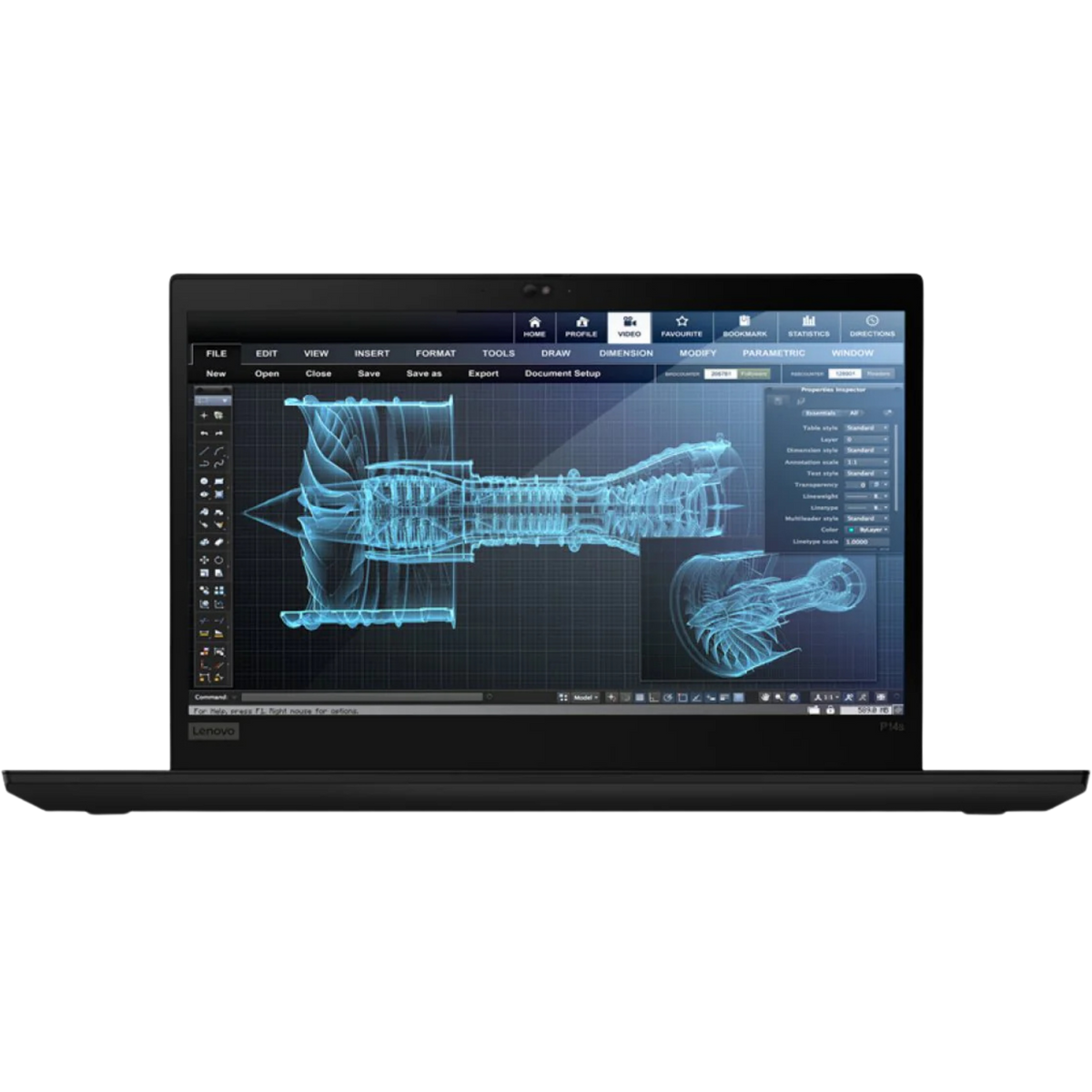 Lenovo Laptops - Refurbished Lenovo ThinkPad P14s Gen 2 Intel Core i7, 11th Gen Laptop with T500 GPU