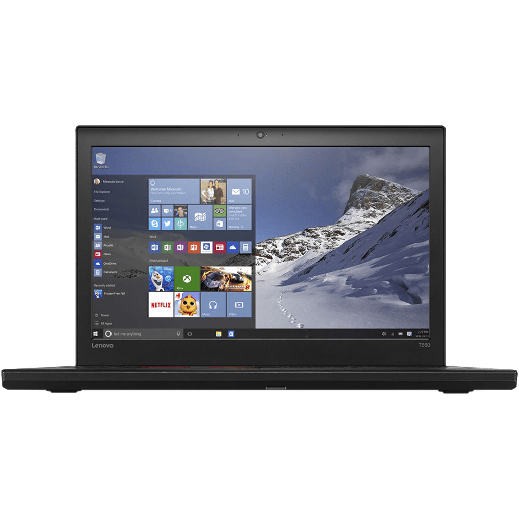 Lenovo Laptops - Refurbished Lenovo ThinkPad T560 Intel i5, 6th Gen Laptop with 8GB Ram