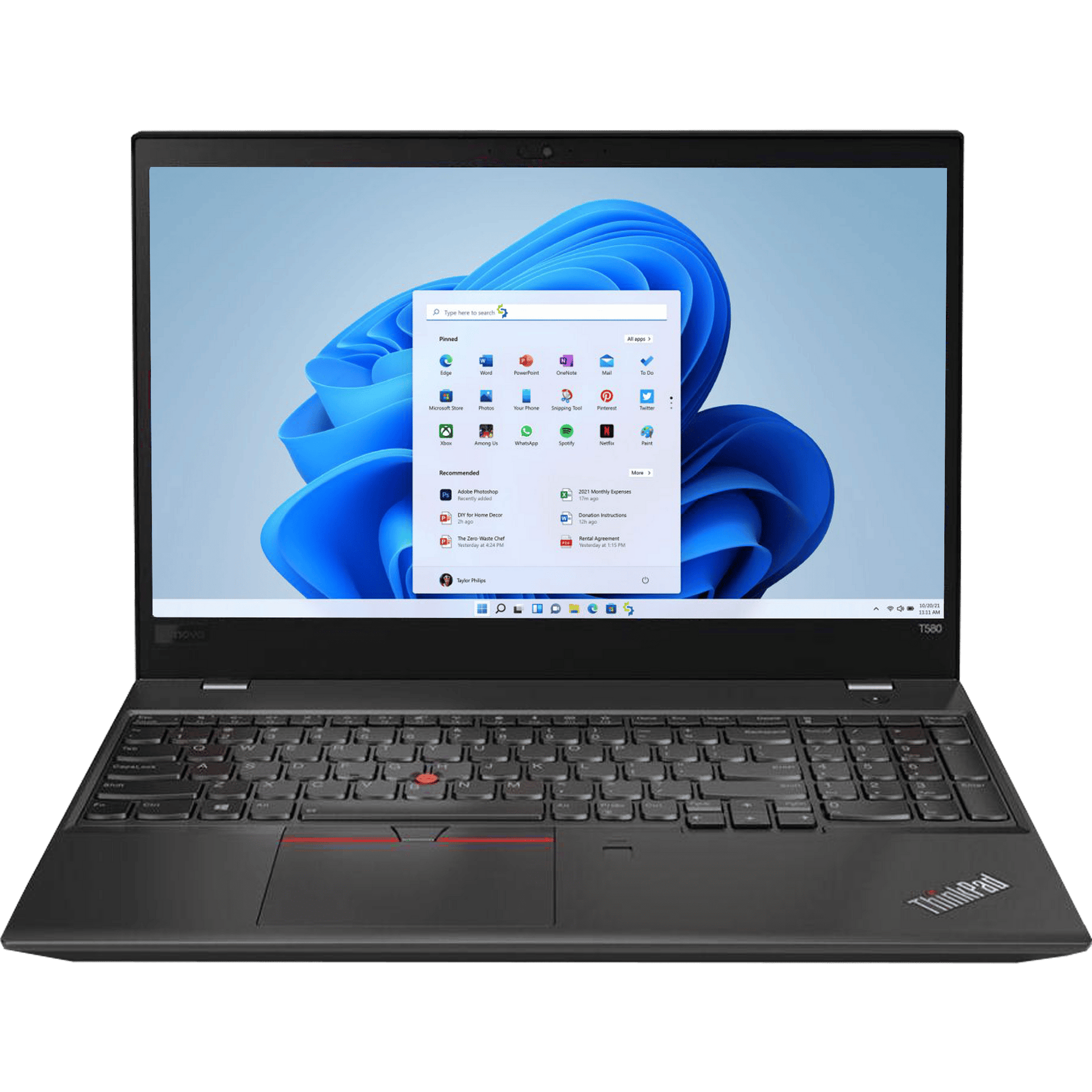 Lenovo ThinkPad T580 - Intel i7, 8th Gen Laptop, Win 11 Pro - 1
