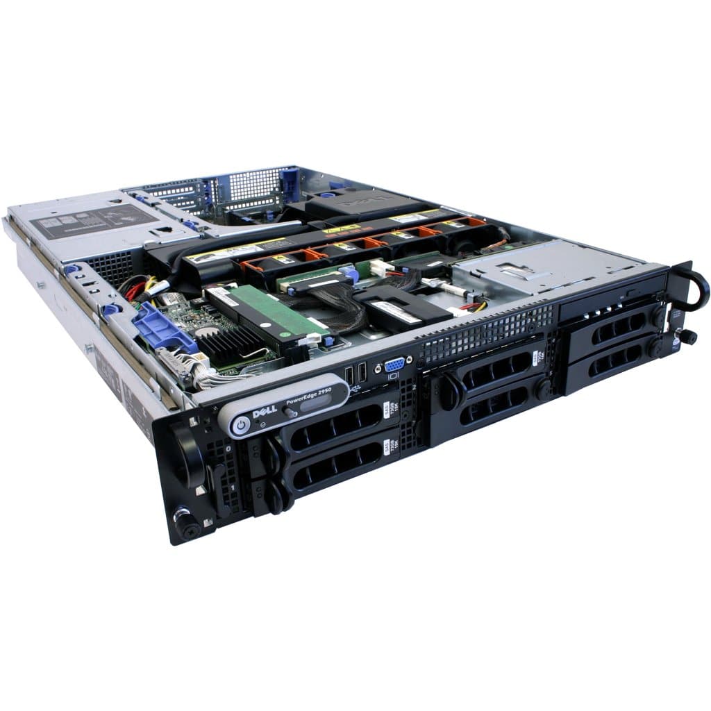 Dell PowerEdge 2950 Gen III 2 x 4 Core Intel Xeon CPU Server Servers