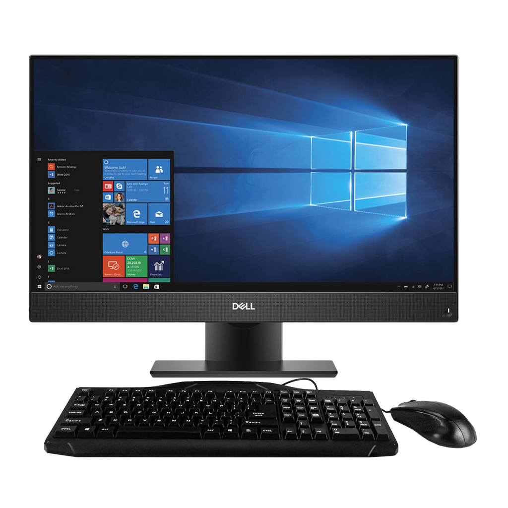 Dell OptiPlex GX7460 Intel i5, 8th Gen 23.8" All-in-One Touch Screen Desktop Desktop Computers