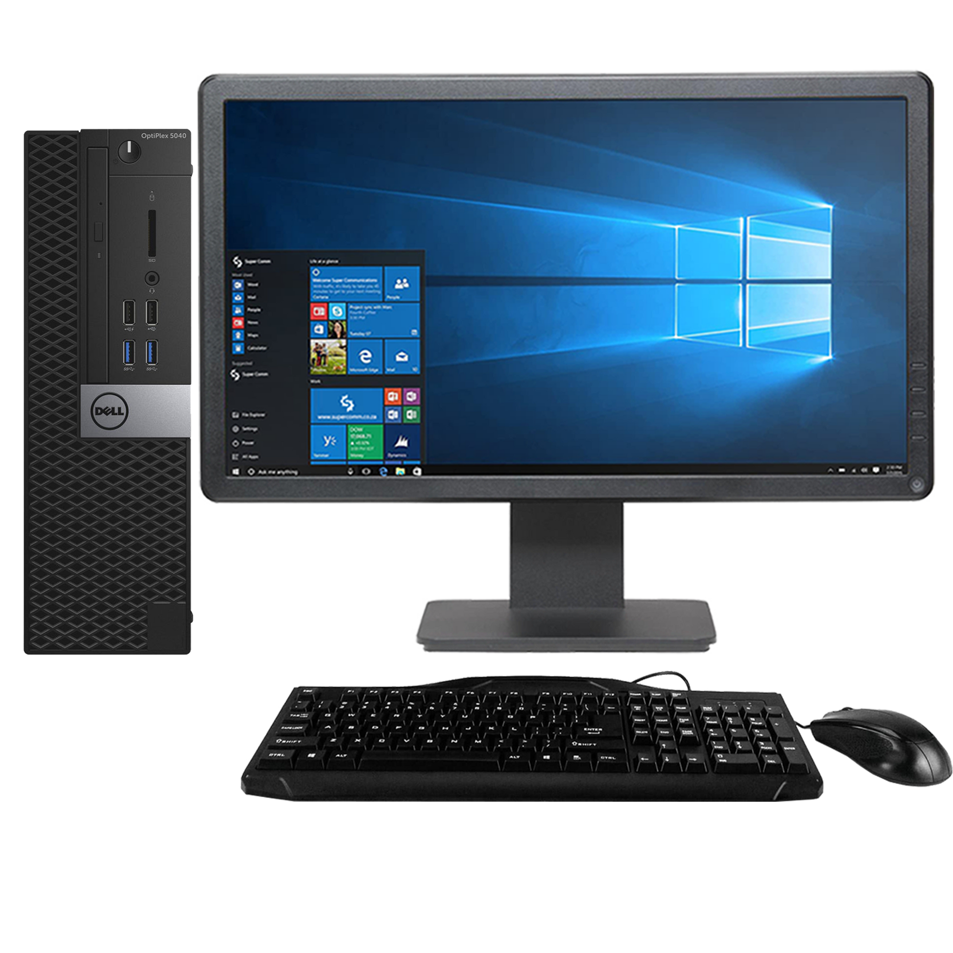Dell OptiPlex GX5040 - Intel i5 Desktop + 19 Screen - 1 Year Warranty
