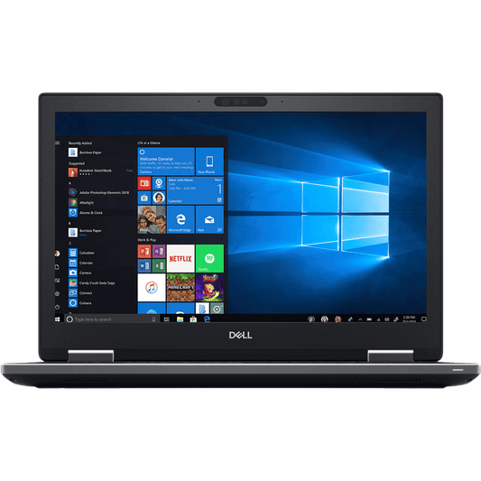Dell Laptops - Refurbished Dell Precision 7530 Intel i7, 8th Gen Laptop Workstation with Dedicated Graphics
