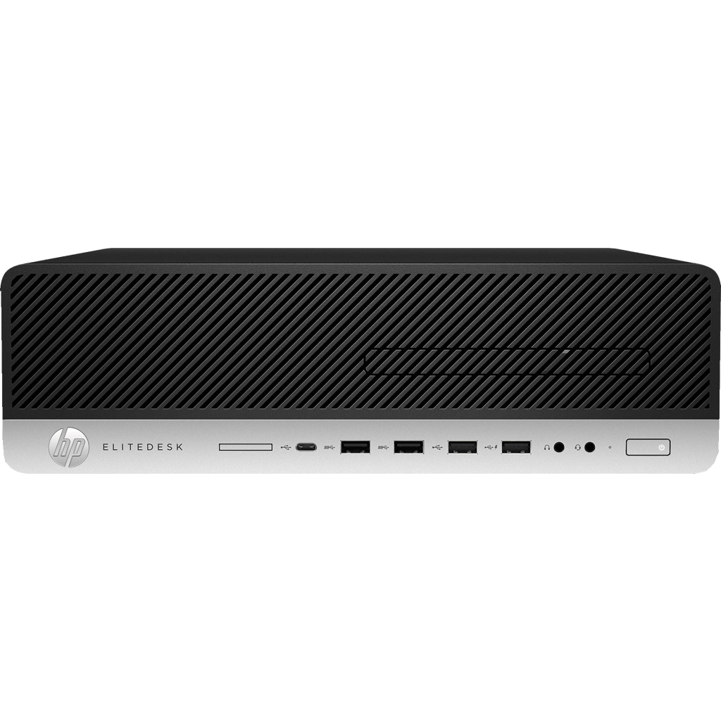 HP Desktop Computers HP 800 G5 EliteDesk Intel i7, 9th Gen SFF PC with 16GB Ram + 23" Monitor