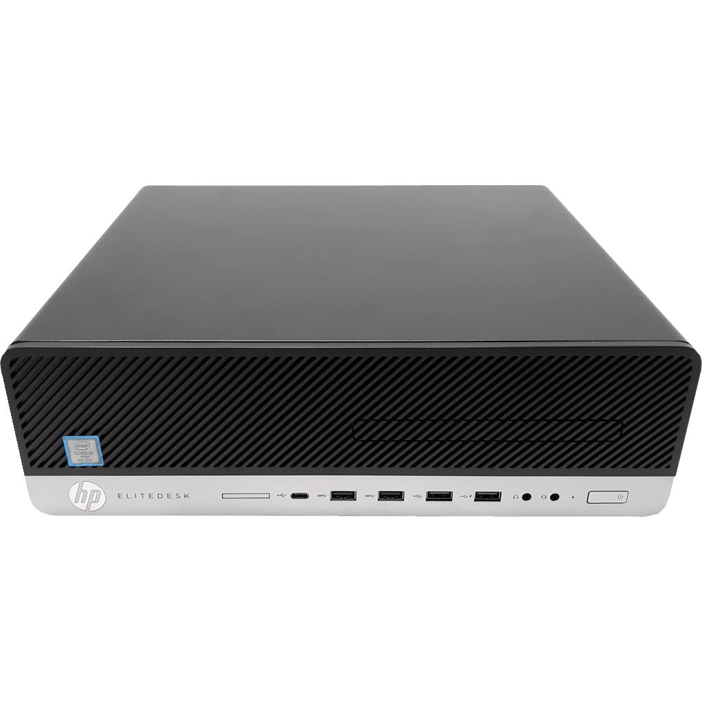 HP Desktop Computers HP 800 G5 EliteDesk Intel i7, 9th Gen SFF PC with 16GB Ram + 23" Monitor