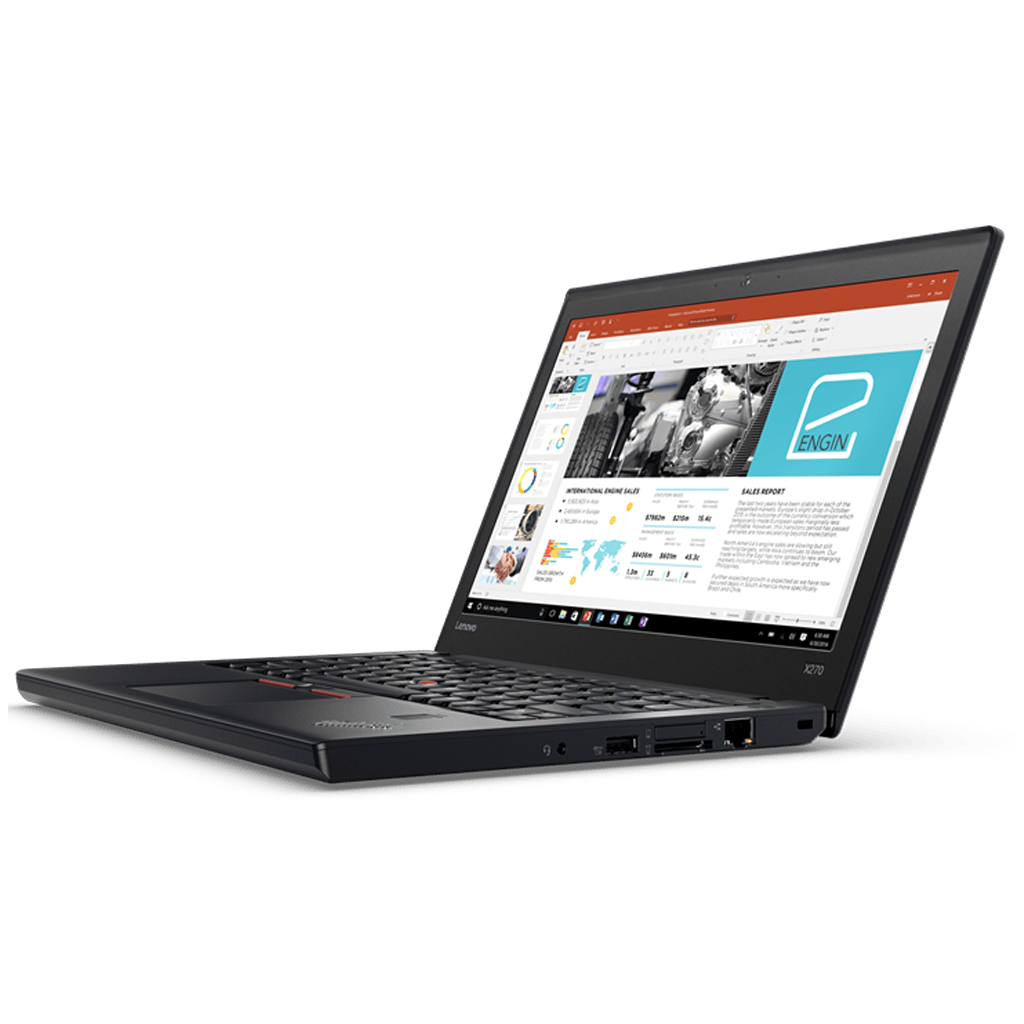 Lenovo Laptops - Refurbished Lenovo ThinkPad X270 Intel i5, 6th Gen Laptop with 16GB Ram + 512GB SSD