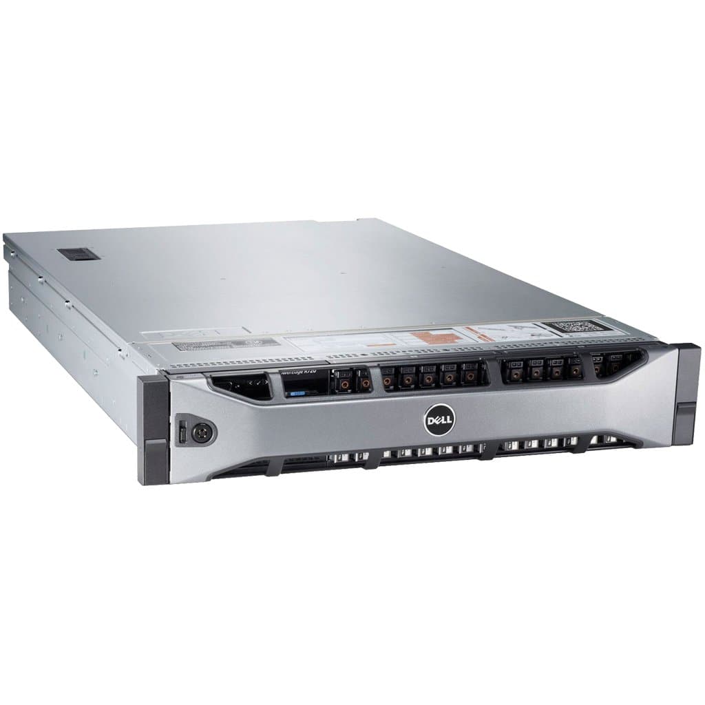 Dell PowerEdge R720 - 2 x 8 Core Intel Xeon CPU Server - 2.5" Backplane